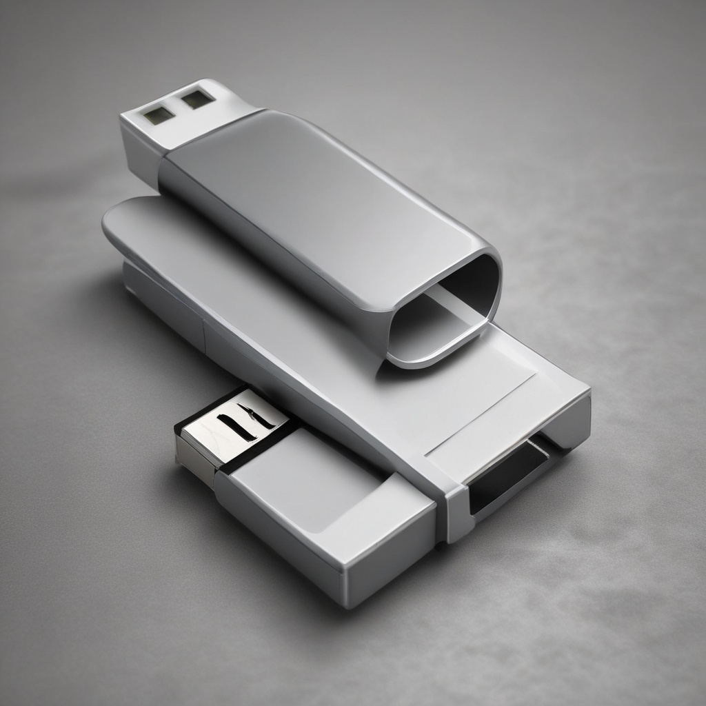 Realistic photo of a flashdrive